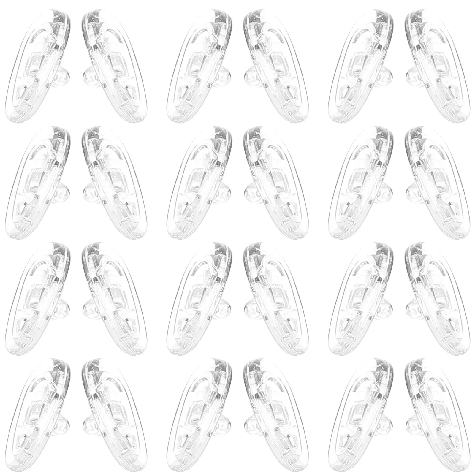 

Silicone Nose Pads For Eyeglasses Small Air Chamber Design Comfortable Lightweight Non-Slip Replacement Parts Accessories