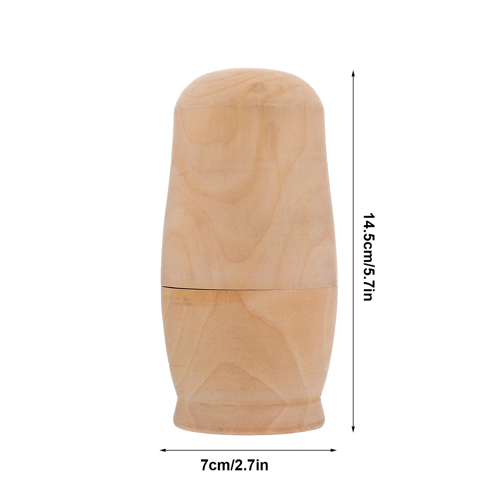 1 set di base per pittura fai-da-te semilavorata vuota russa in legno per la realizzazione di regali artigianali personalizzati