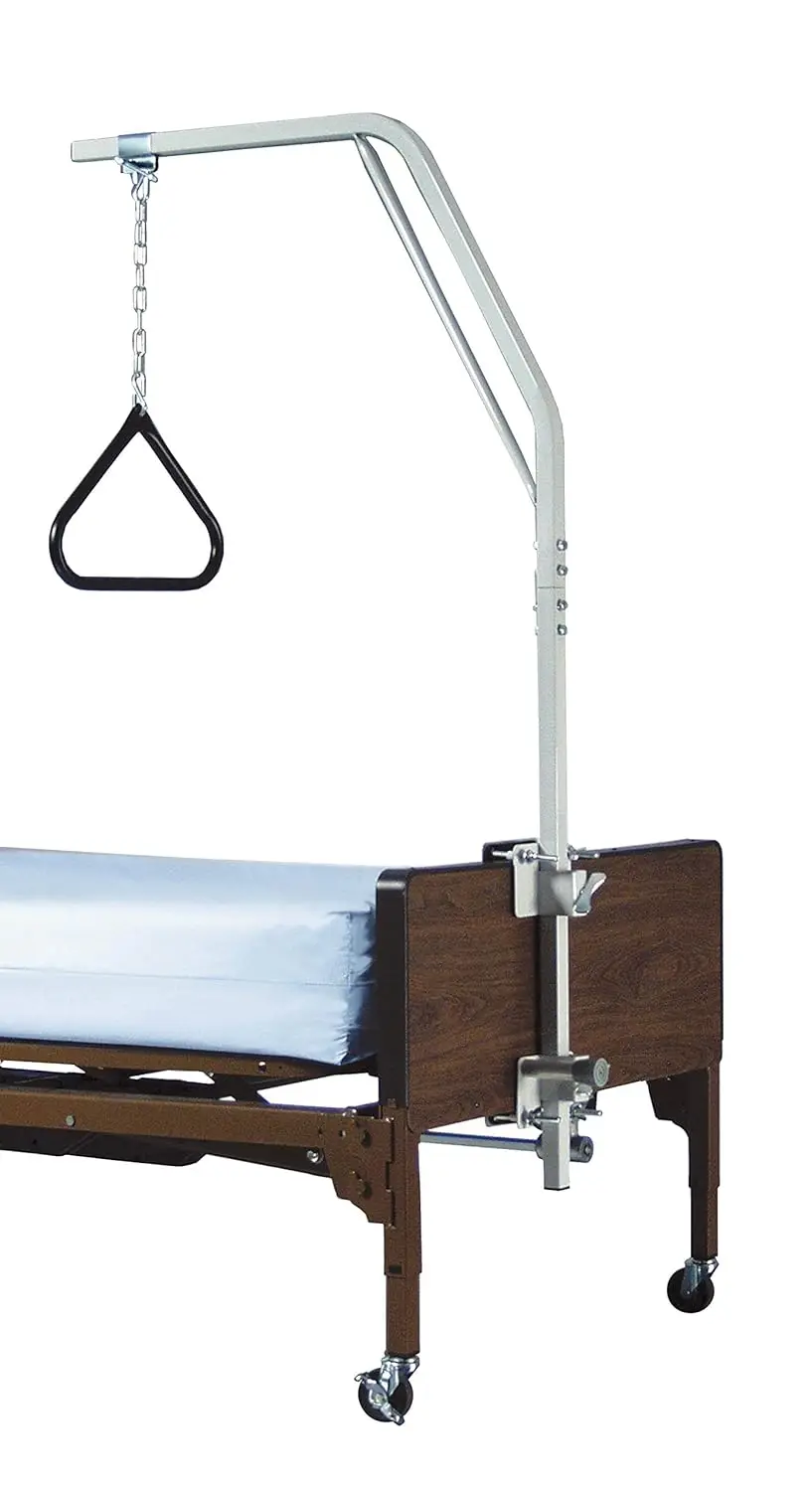 

Trapeze Bar for Bed Mobility with Adjustable Grab Handle, Clamps to Bed Frame, Supports Up to 450 lbs
