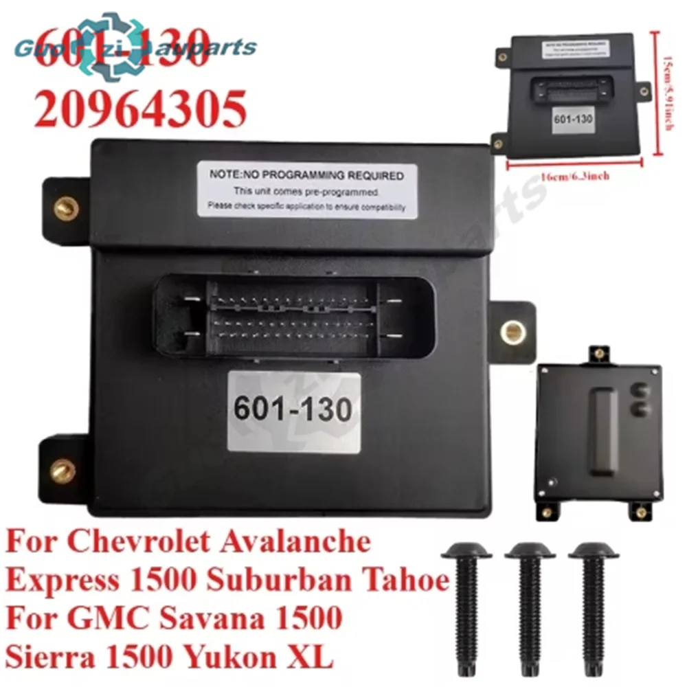 

PEM‌ Fuel Pump Control Module 601-130 20964305 For GMC Savana Sierra 1500 Yukon Chevrolet Avalanche Express 1500 Suburban Tahoe