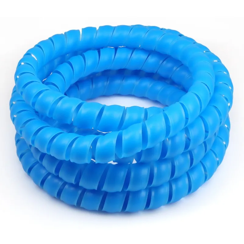 1~10m Spiralwickelrohr 8mm 10mm 12mm 14mm PP Kunststoff Flexibler Kabelschutz Schlauch Abdeckung Rohr Drahtschutz Leitungsorganisator