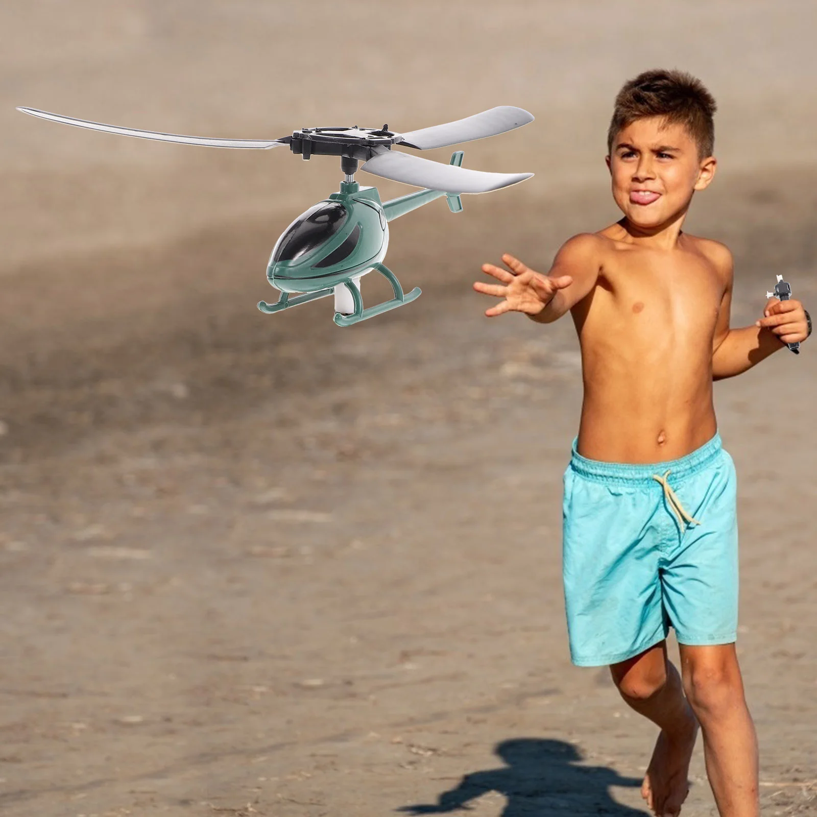 Safe Toy for Kids Copter Helicopter Flight Plane Handheld Kids' Creativity Gift Play