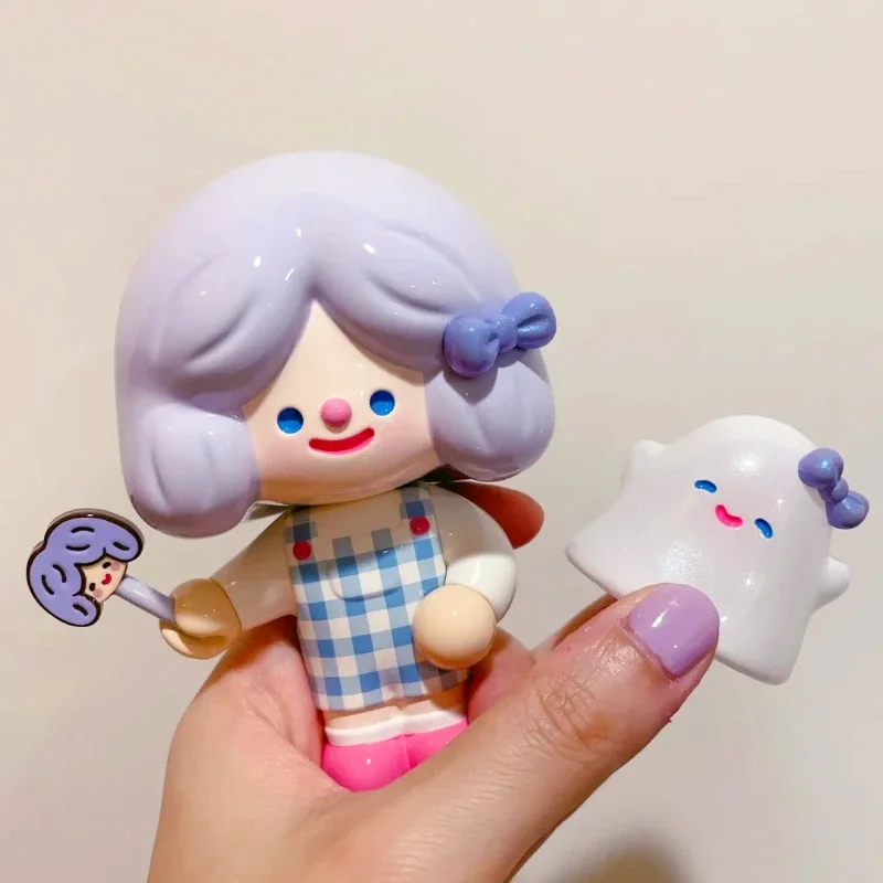 Original Rico Blueberry Check Strawberry Baboo Figure Doll Sweets Candy Love Rompers Rico Figures Pink Ornament Art Toy Big Size