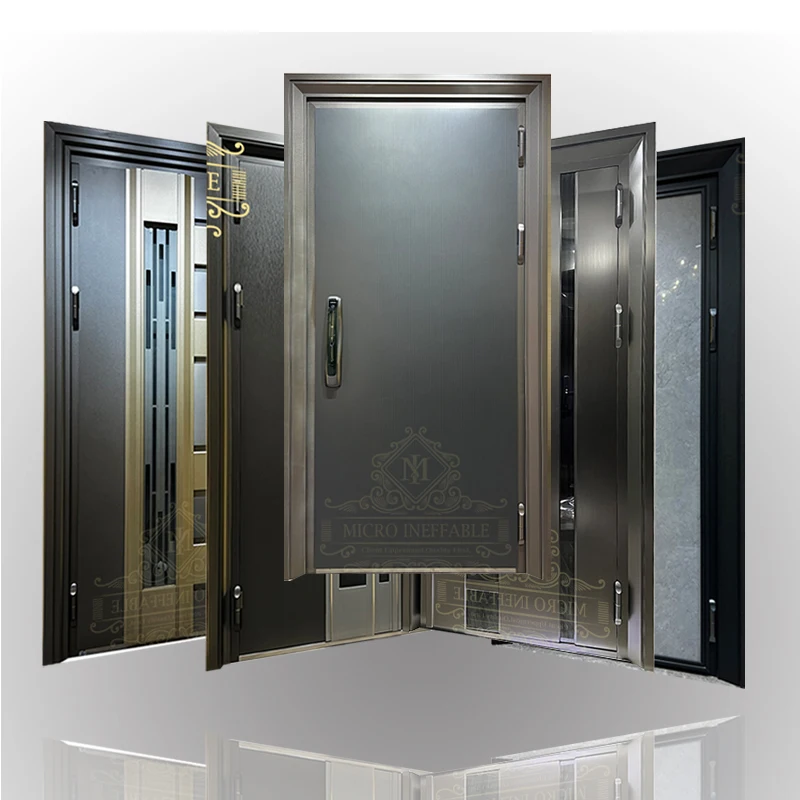 High Quality Customized Home Front Exterior Main Entry Steel Security Doors