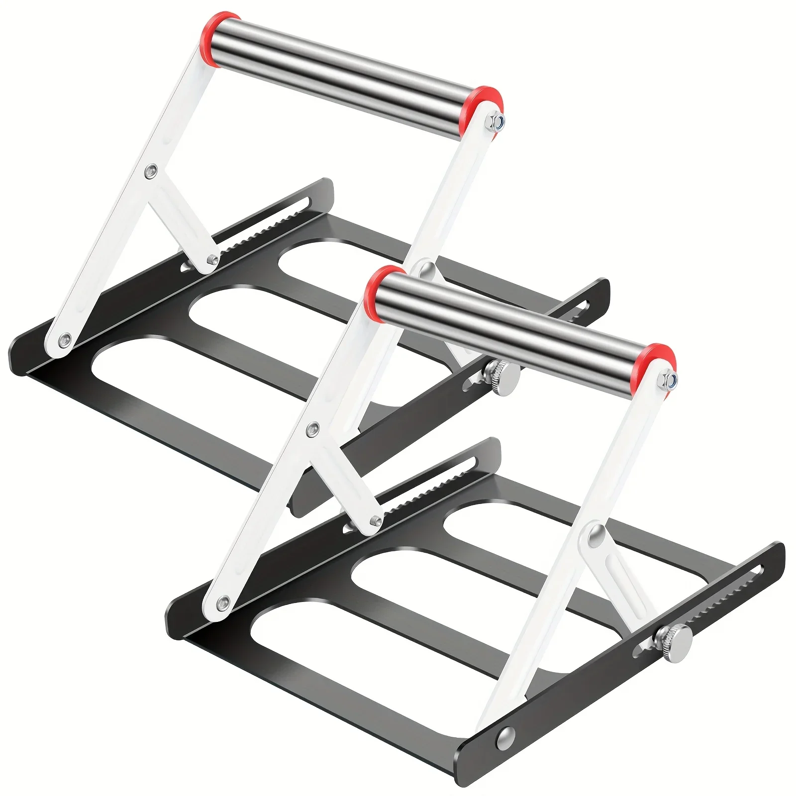 2pcs Cutting Machine Support Frame Foldable Table Saw Support Stand 55-135mm Height Adjustable Cutting Machine Material Holder