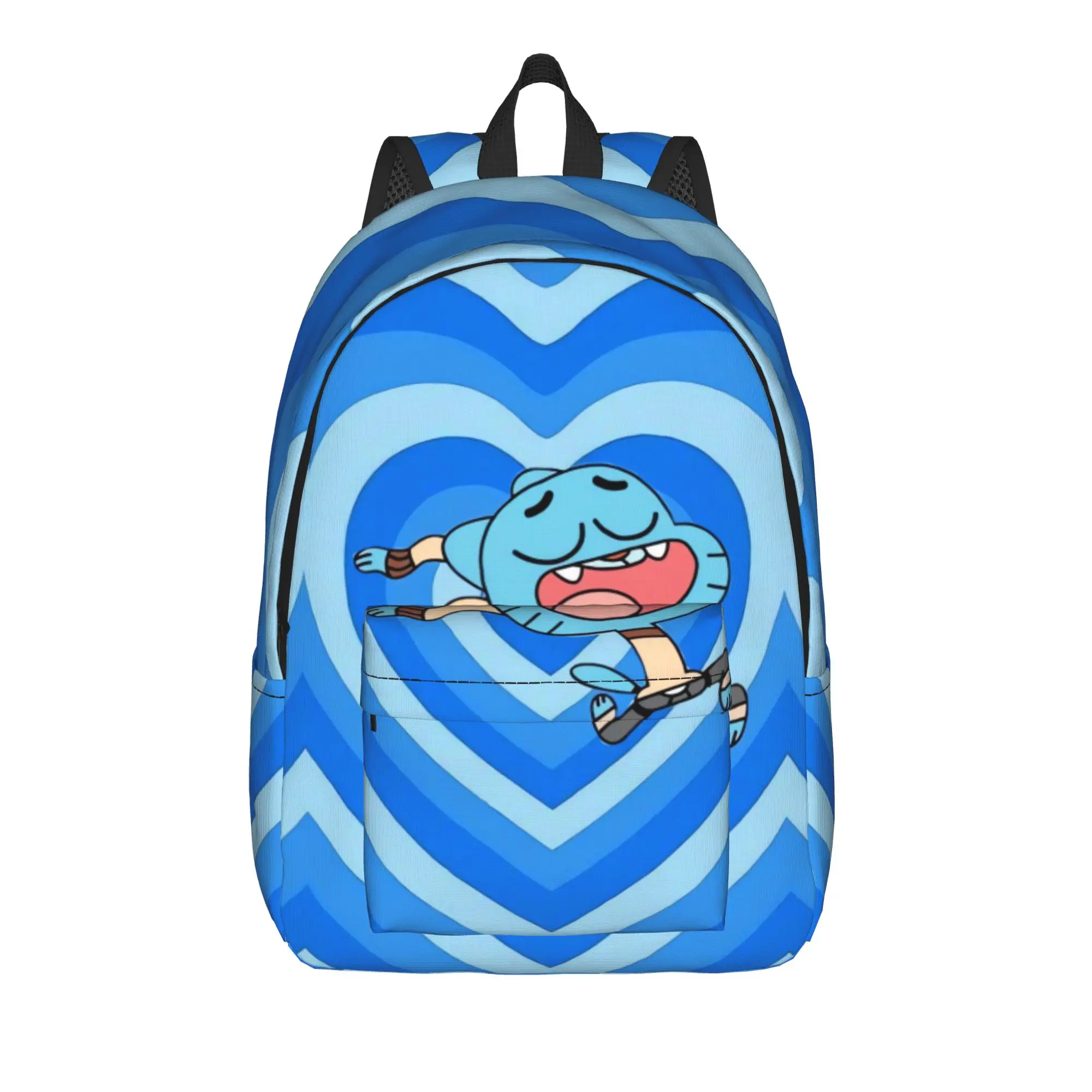 Gumball Gum Ball Watterson Amazing Cartoon Backpack  Workout Backpacks Youth Custom Pattern High School Bags Novelty Rucksack
