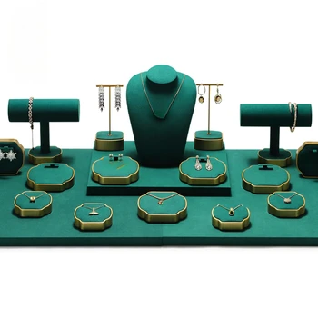 Jewelry display rack, jewelry counter, vertical display props, high-end rings, necklaces, earrings, storage accessories