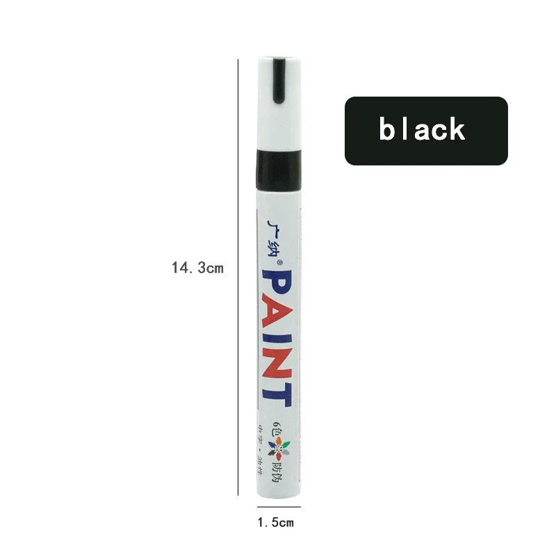 1/12 Stück Farbstift-Farbmarker, wasserfester, ölbasiertes Farbstift-Set für Autoreifen, schnell trocknend und dauerhaft