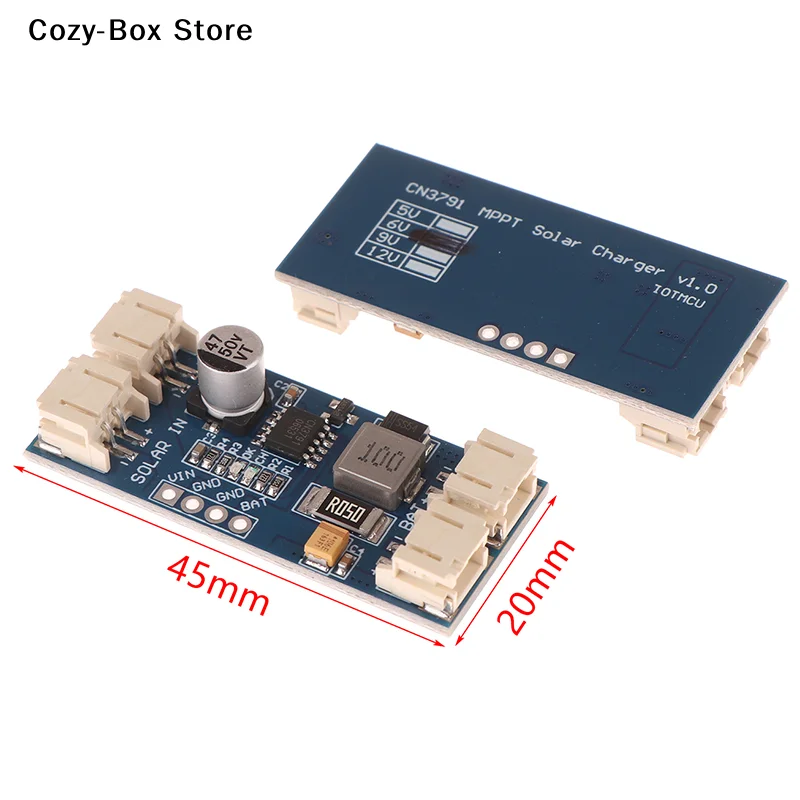 [ZY]6V/9V/12V PMW Overvoltage Protection CN3791 MPPT Adjustable Solar Charger Panel 3.7V 18650 Lithium Battery Charger Board[ZY] view 6