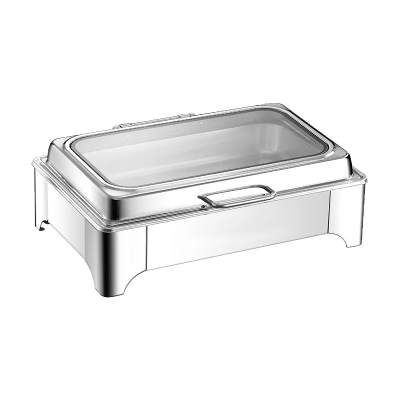 Stainless steel buffet stove insulation stove visual flip hotel restaurant breakfast stove