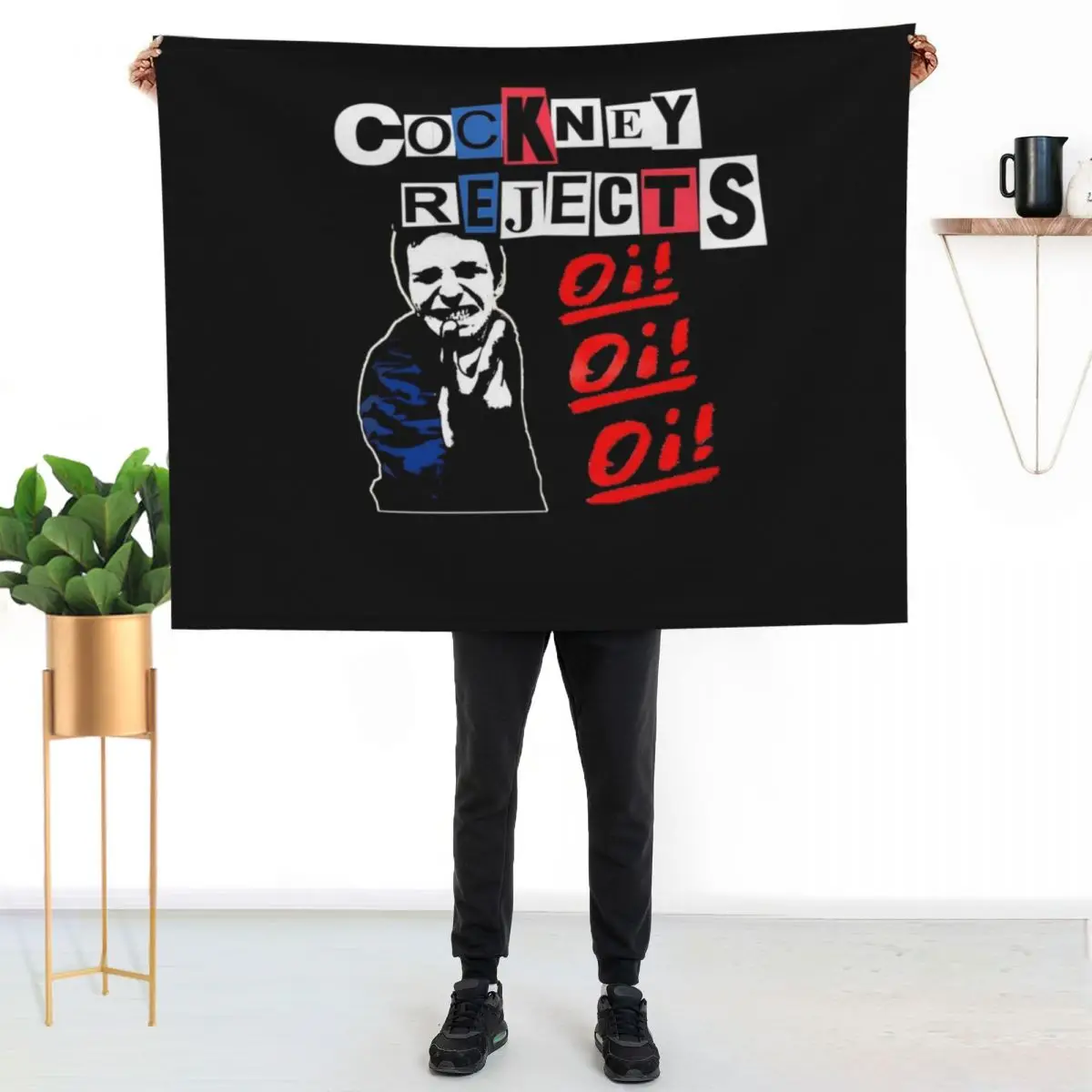 cockneyrejects Throw Blanket Soft Warm Blanket Gift for Grandparents