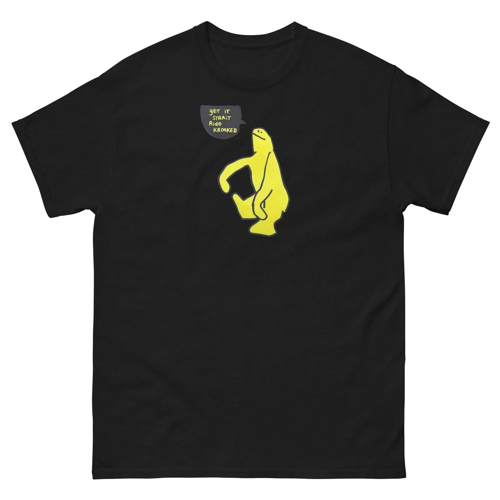 2026 Krooked Skateboarding Mark Gonzales T-Shirt Graphic Printing High-end Luxury Unisex Style Both of Men and Women