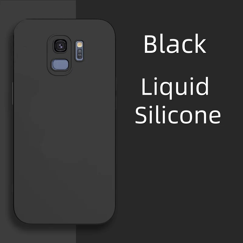 Telefoonhoesje voor Samsung Galaxy S9 S9+Plus Vloeibare siliconen MagSafe magneet Frosted Volledige bescherming Schokbestendig Nieuwe eenvoudige hoes