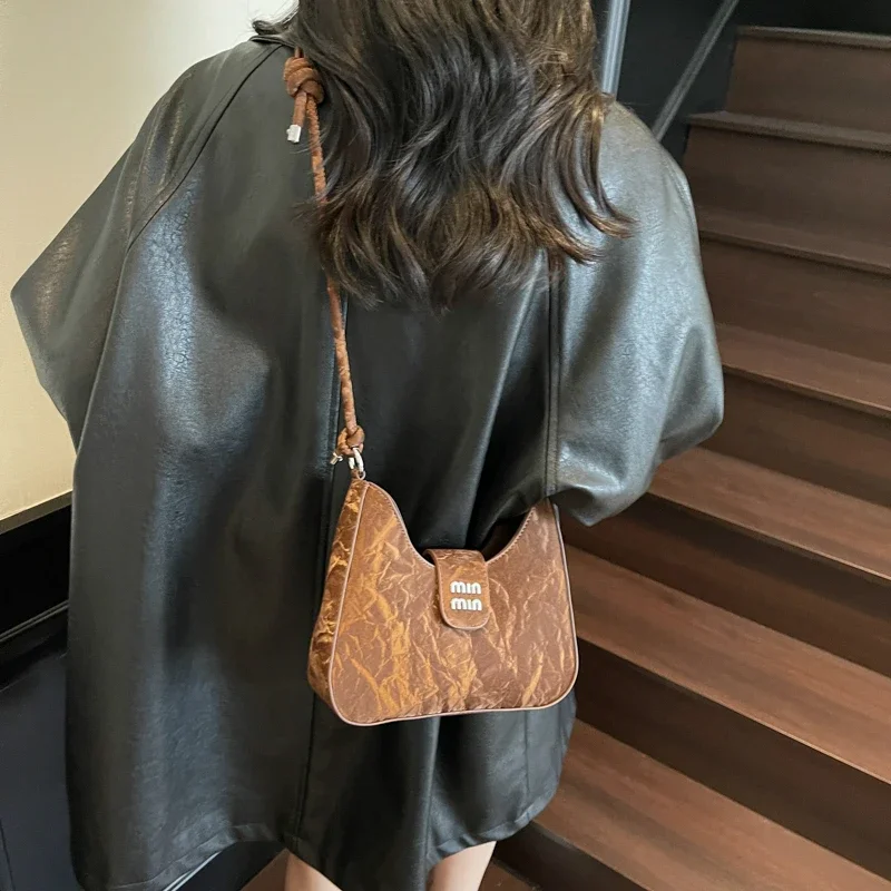 

Trendy Minimalist Diaper Bag Women Crossbody Handbag Luxury Designer Tote Bag Fashionable Elegant Large Leather Messenger