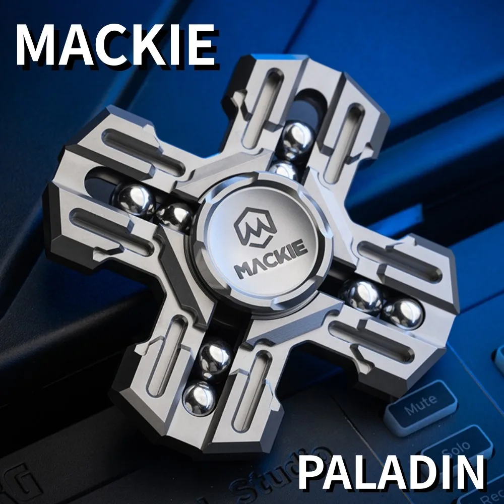 MACKIE EDC PALADIN Fidget Spinner High Speed Original Designs Angstlinderung Gadgets Metall Fidget Toy Multi-Blade Fidget Spinner