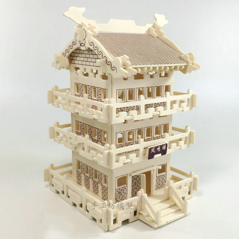 Feng Ming Pavilion: La Torre China de Madera que Sorprende por su Detalle y Complejidad