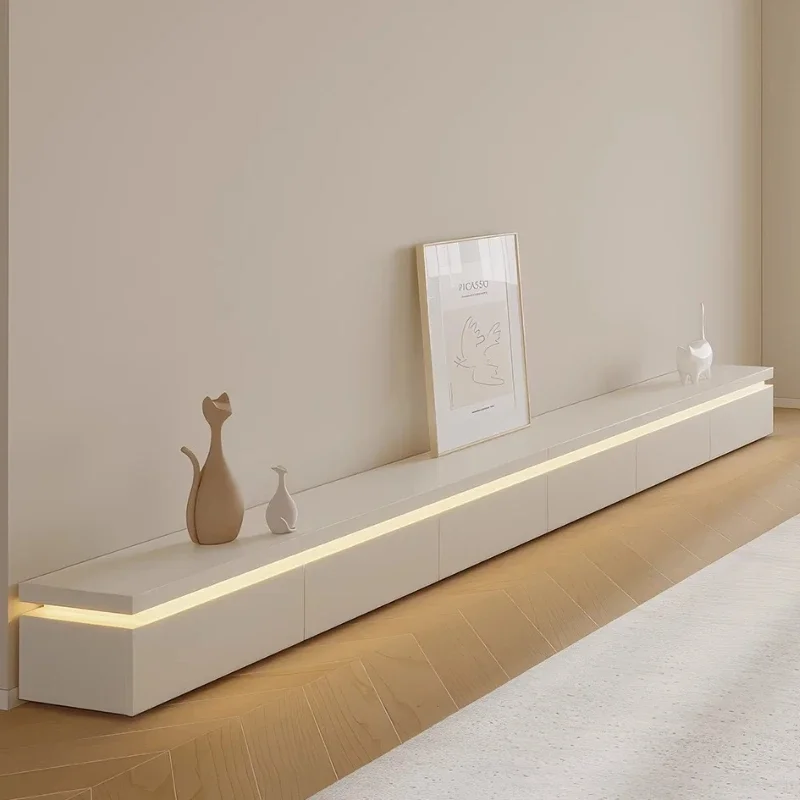 

Minimalist White Tv Table Monitor Industrial European Luxury Universal Tv Stands Organizer Storage Drawers Muebles Furniture