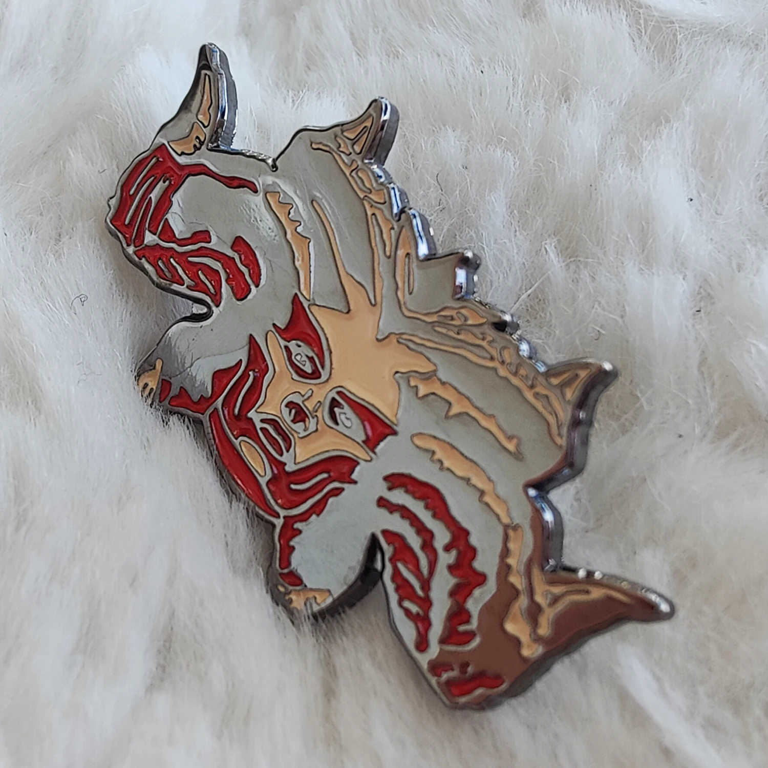 بروش طية صدر السترة مع دبوس المينا Lilith ، شارة معدنية ، ملحق مجوهرات