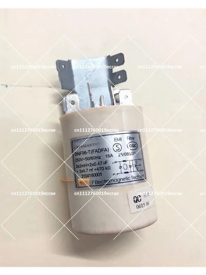 ドラム洗濯機用パワーフィルター-16a-干渉防止コンデンサー交換部品-dnf06-t