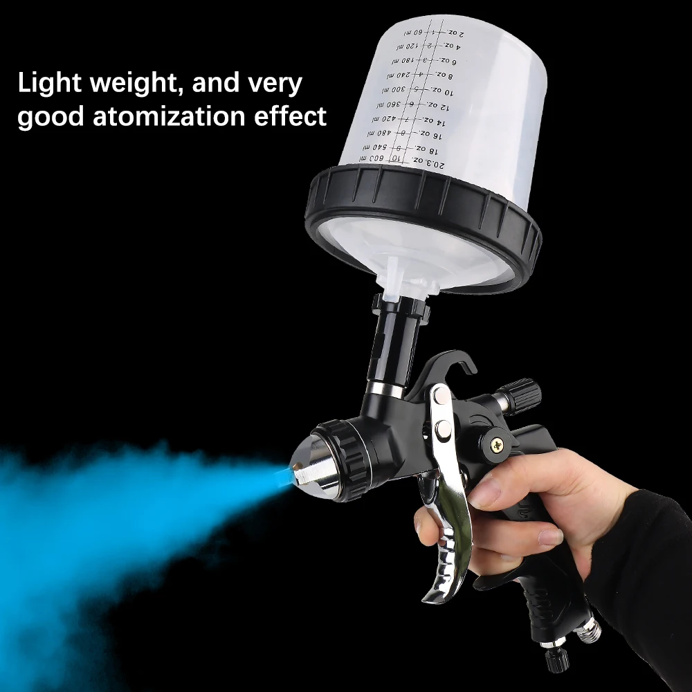 Anti-Rost Farbe Sprayer Luft Pneumatische Sprayer Hohe Zerstäubung Griff Spray Werkzeug Auto Auto Farbe Spritzpistole Set Blech reparatur