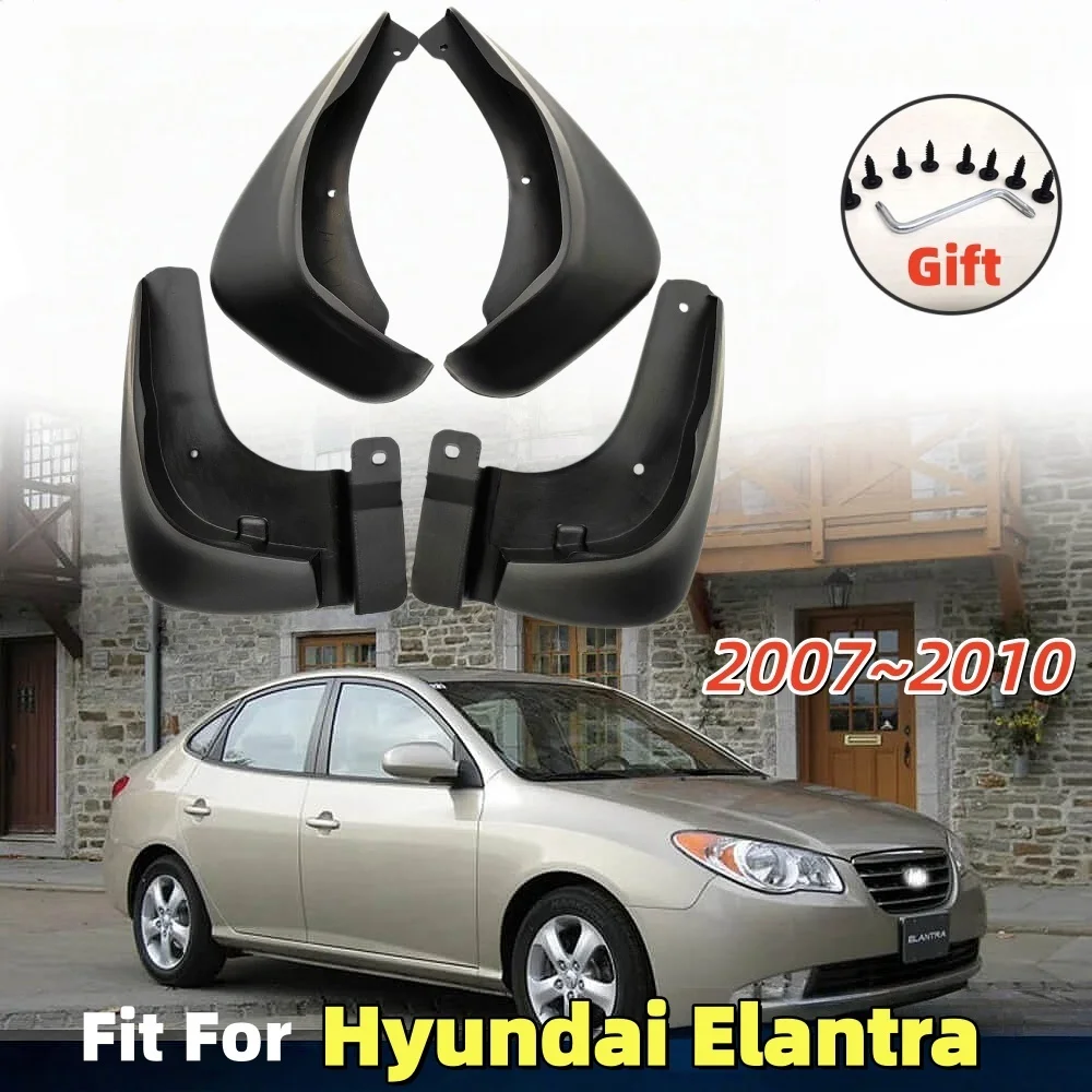 

Брызговики для Hyundai Elantra 2007 2008 2009 2010, передние и задние брызговики, автомобильные аксессуары 86841-2h000