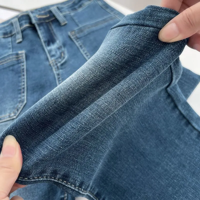 Jean Micro évasé rétro pour femmes, pantalon élastique amincissant taille haute, nouvelle collection automne et hiver