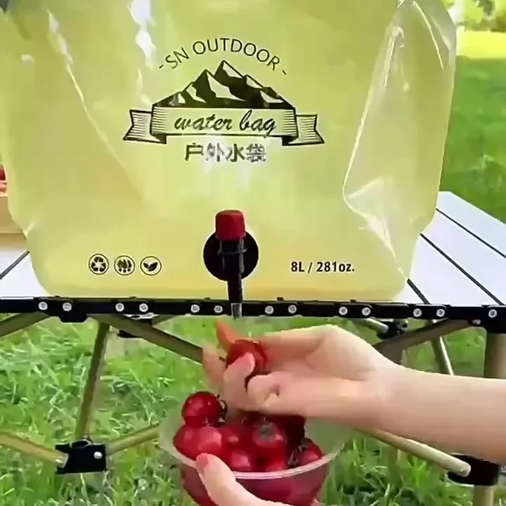 

Folding Outdoor Large-capacity Water Bags Trip Thickened Lightweight Water Storage Bags Travel Portable Camping Equipment