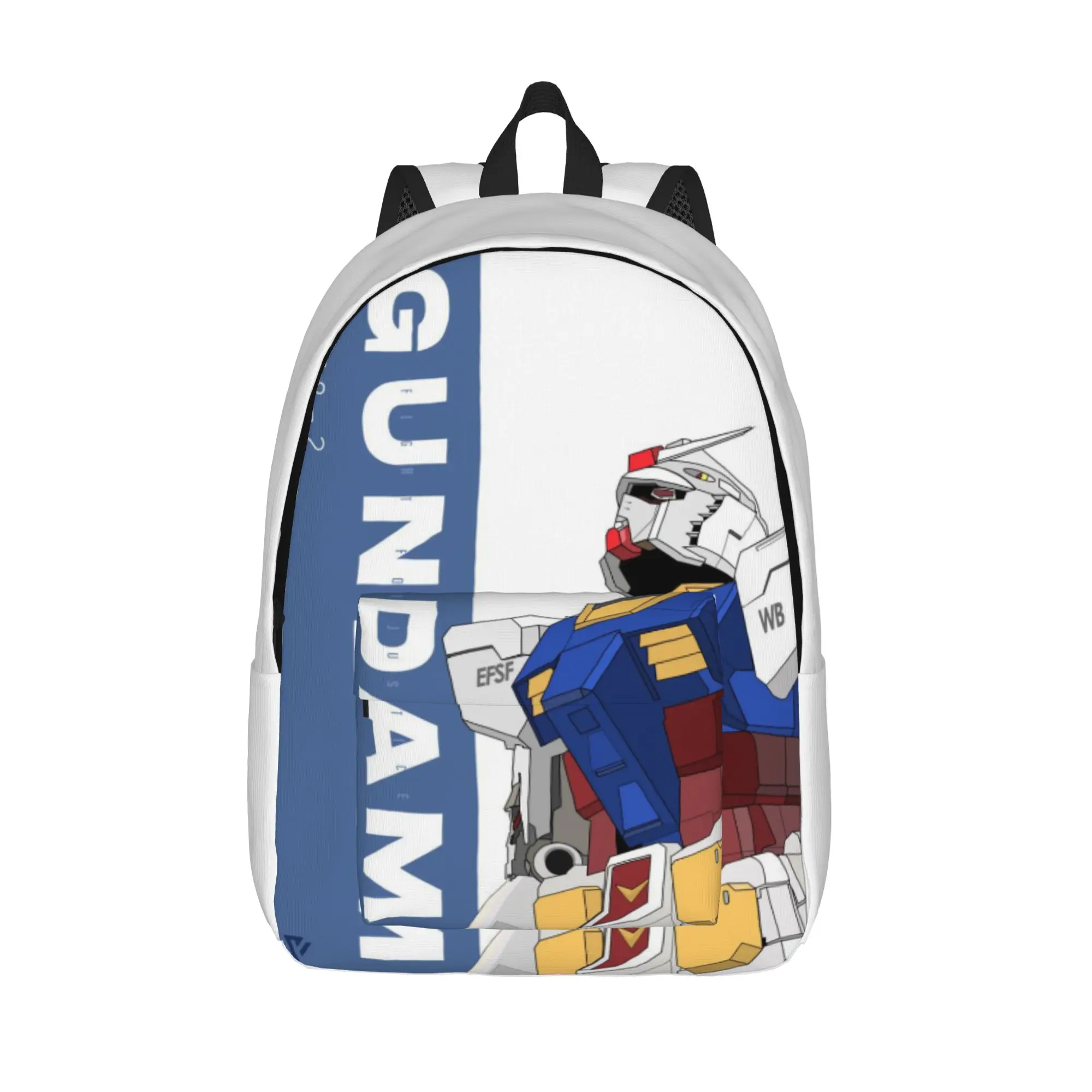 

mobile suit gundams Backpack for Men Women Cool High School Business Daypack College Canvas Bags Durable