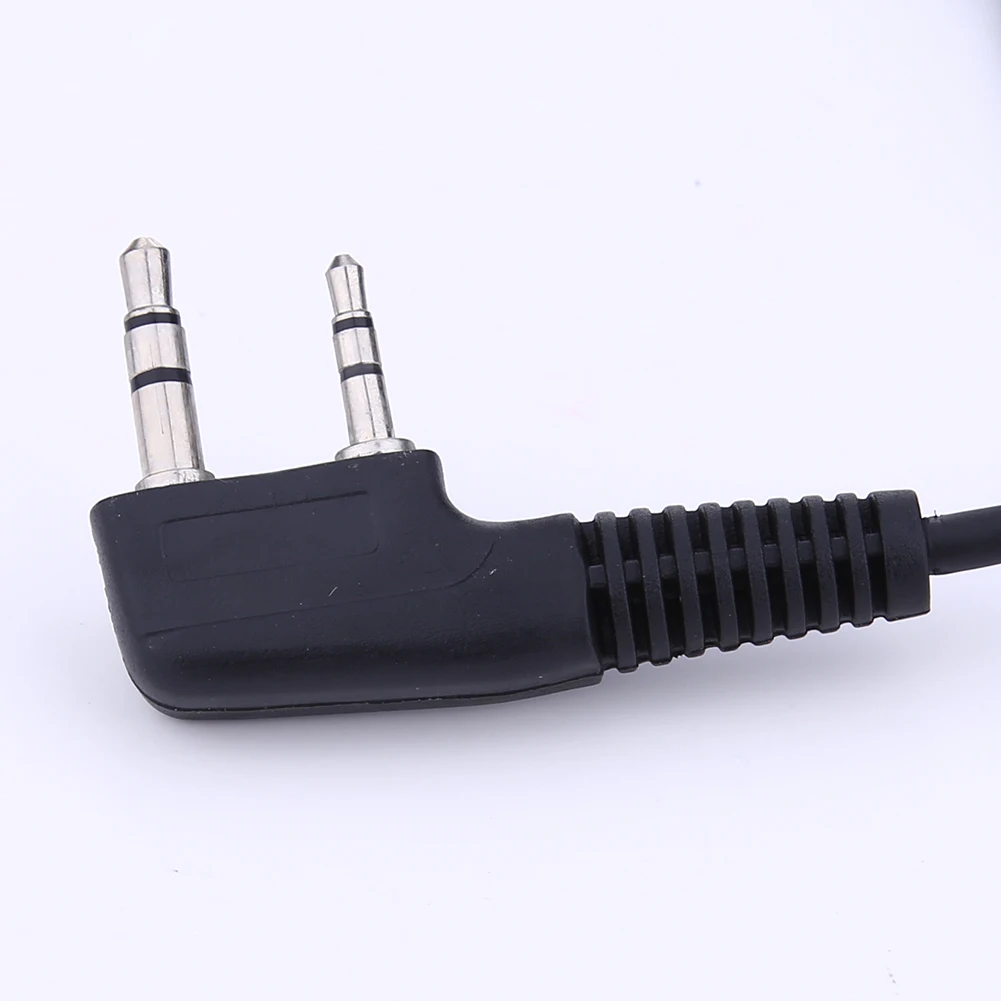 5-1PCS 2 PIN Earpiece Headset PTT MIC 1m Ear Hook Walkie Talkie Earbud Interphone Earphone Earpiece for BAOFENG UV5R/KENWOOD/HYT