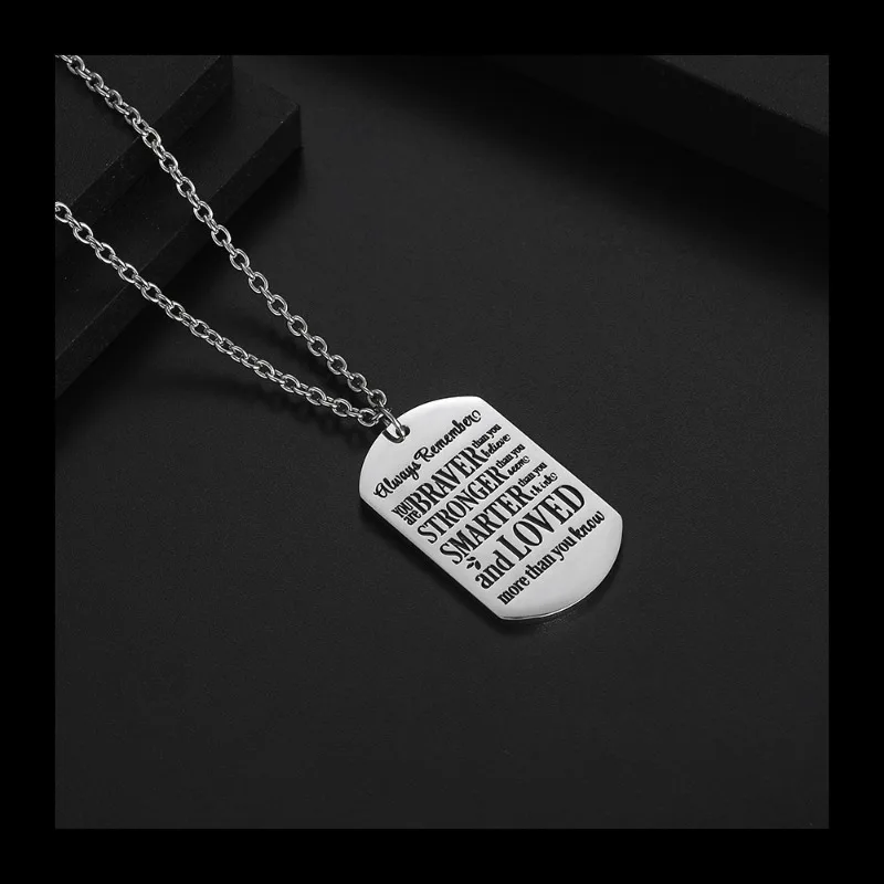 

Ожерелье из титановой стали, военный бренд, нишевый подарок для пары, день рождения, выпускной, памятный кулон, взрыв