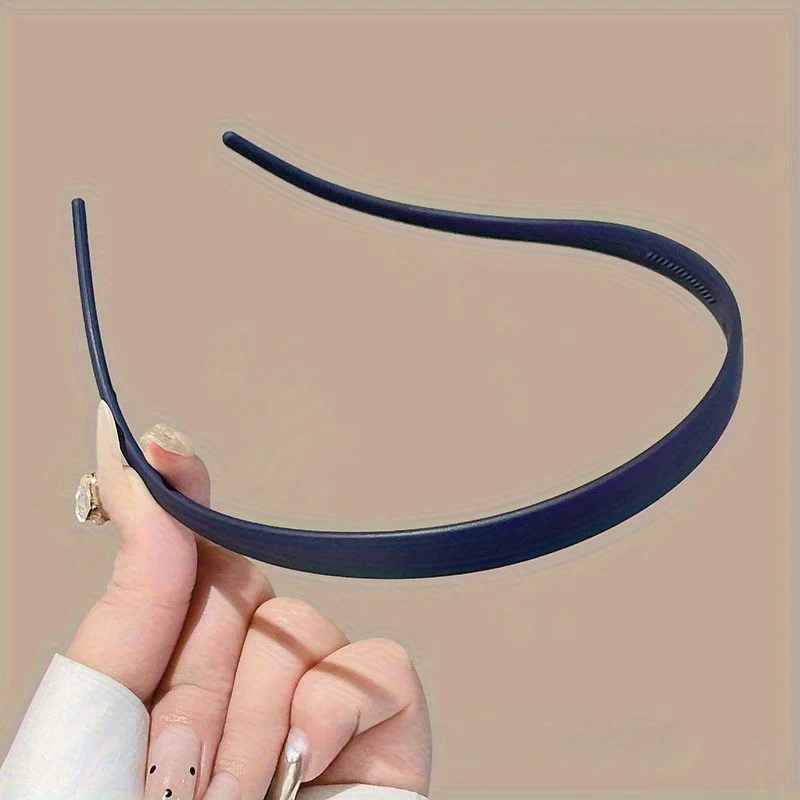 Minimalistisches, mattes Stirnband, U-förmiges Anti-Rutsch-Stirnband, geeignet für Frauen, modisches, vollständig abgestimmtes Haar-Accessoire – Detail 16