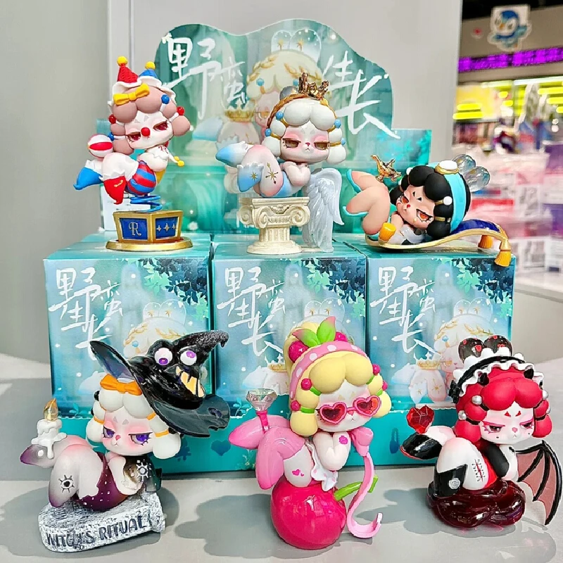 

Miss Rara Savage Growth Series, модная игровая слепая коробка, милая мультяшная кукла, настольный орнамент ручной работы, слепая коробка-сюрприз, игрушка в подарок