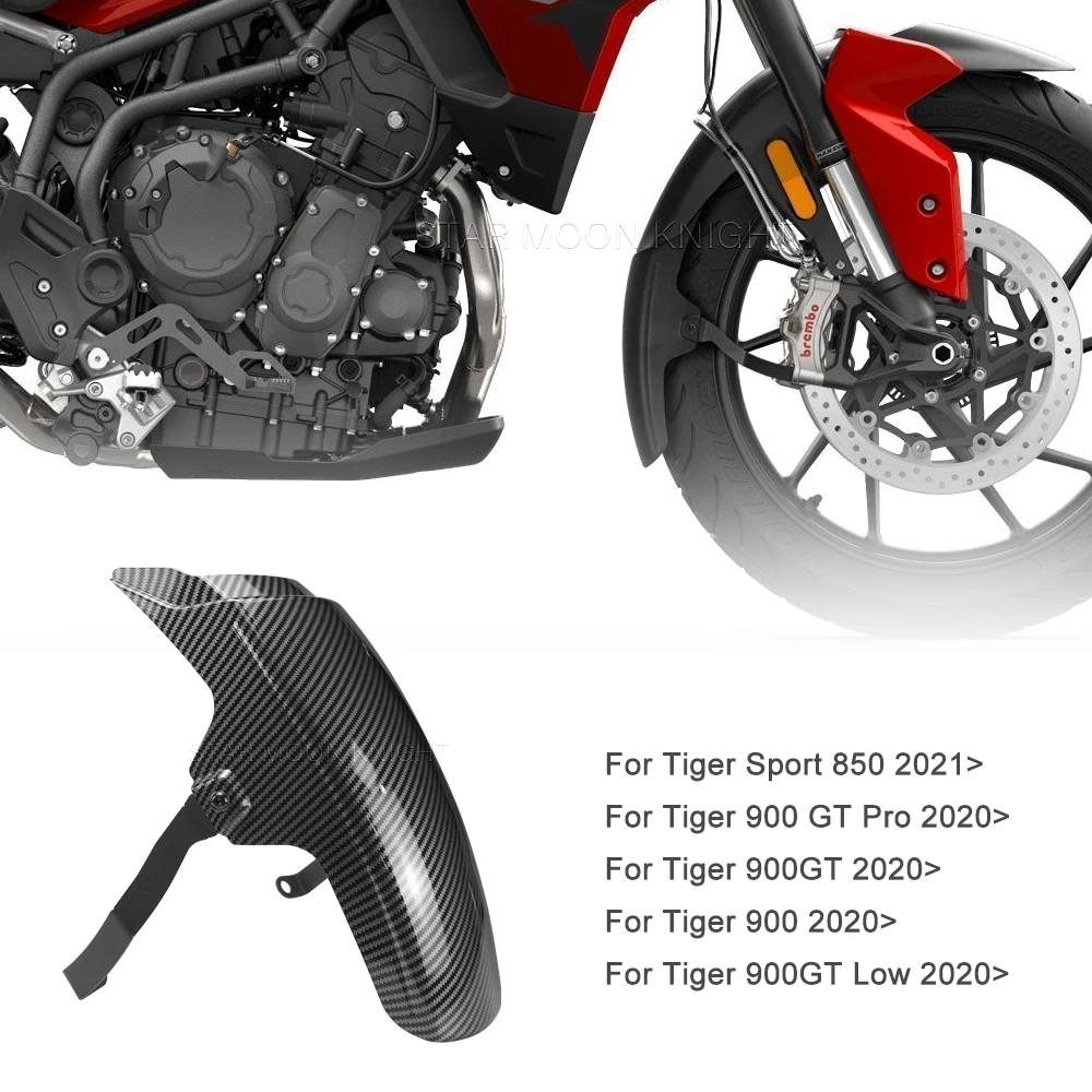 Fender Extender For Sport 850 Tiger 900 GT Low Tiger 900 GT Pro Motorcycle Accessories Front Splash Guard Fender Extensions