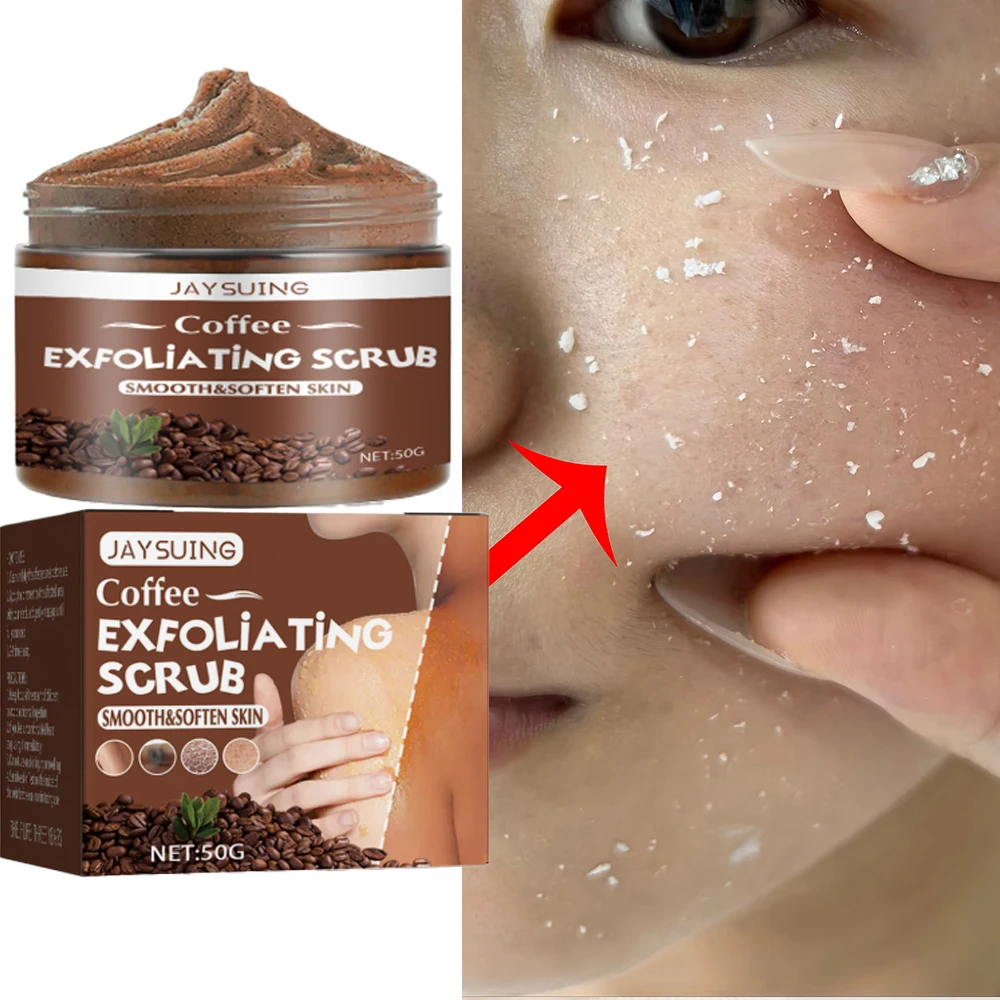 

Coffee Body Scrub Cream Exfoliating Whitening Underarm Knee Melanin Pigmentation Whitening Remove Dead Skin Shower Scrub Care