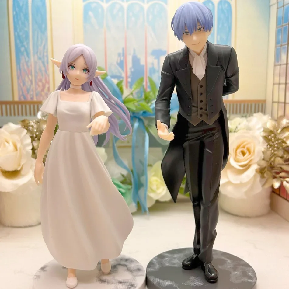 Frieren: Beyond Journey's End Two Toy Anime-Figur Frieren Himmel Proposal Dance Actionfigur PVC-Modell Sammler-Geburtstagsgeschenk