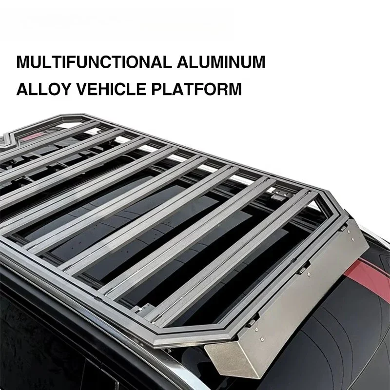 Suitable for SUV Off-road Vehicles. the Aluminum Material Roof Luggage Rack and Roof Platform Are  for Expanding Equipment.