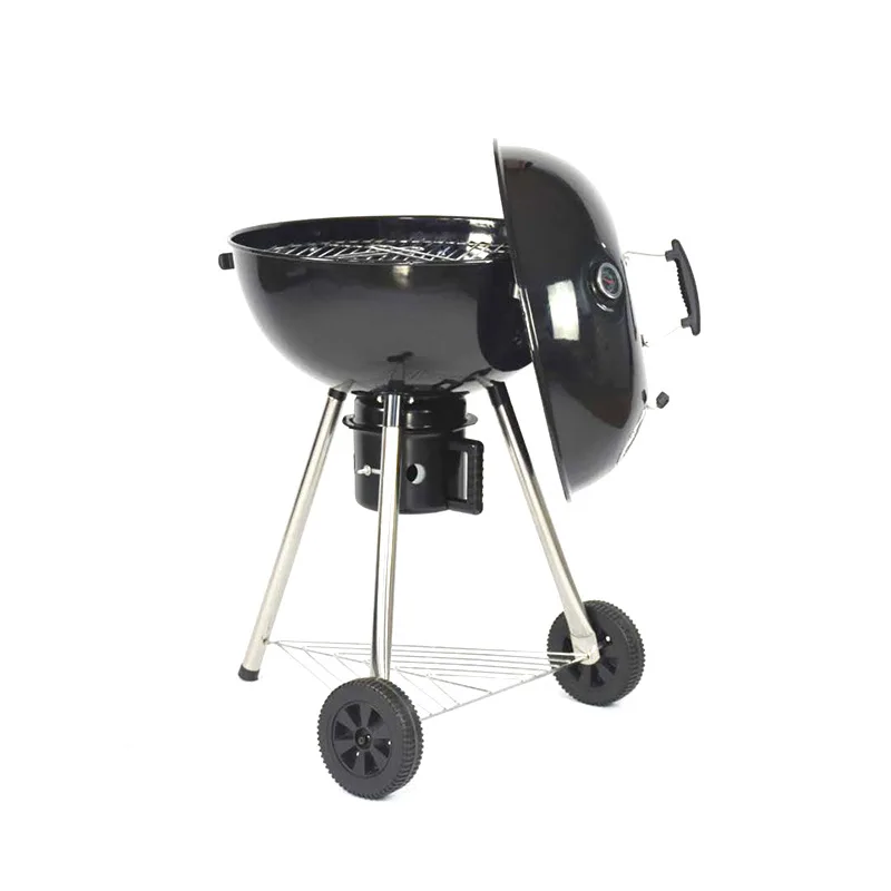 

22.5 inch deep bottom barbecue grill easy to install outdoor charcoal grill tripod barbecue grill