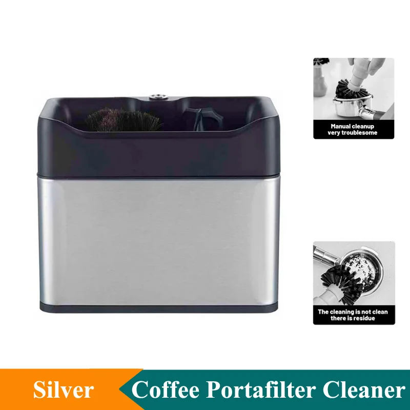 Automatic Coffee Portafilter Cleaner Machine Coffee Filter Brush Machine Electric Espresso Portafilter Cleaner Machine