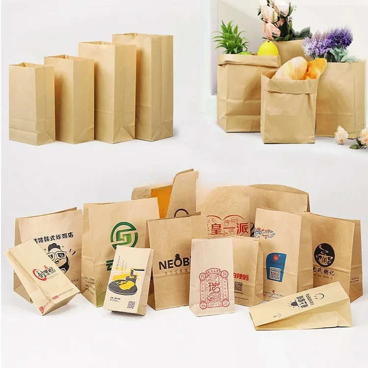 YG Customized Fully Automatic Kraft Brown Paper Bag Making Machine Flat Bottom Craft Shopping Of Paper Bag Making Machine