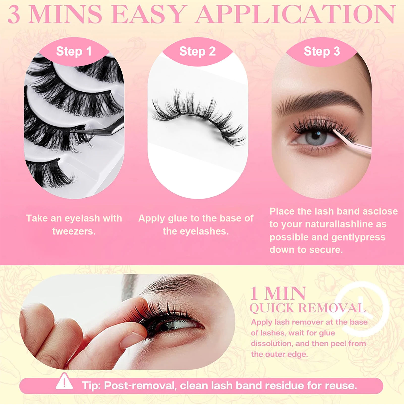 10 paia di ciglia finte spesse voluminose ciglia finte europee e americane fascia lunga nera per forniture per trucco per blogger di bellezza