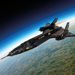 2352Pcs MOC SR-71 Blackbird Airplane Fighter Building Block Space Ship Technical Assembly Model DIY  Toys Children Gifts