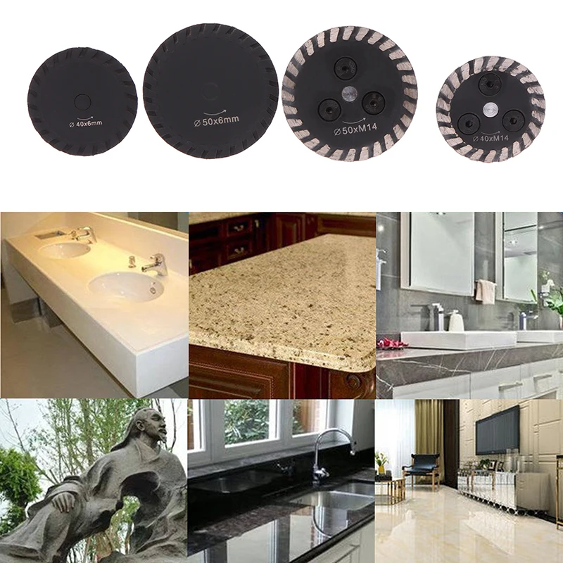 

40/50 мм Алмазная пила BIade с RemovabIe FIange M14 гравировальный режущий диск резьба бетон гранит песчаник мини Алмаз