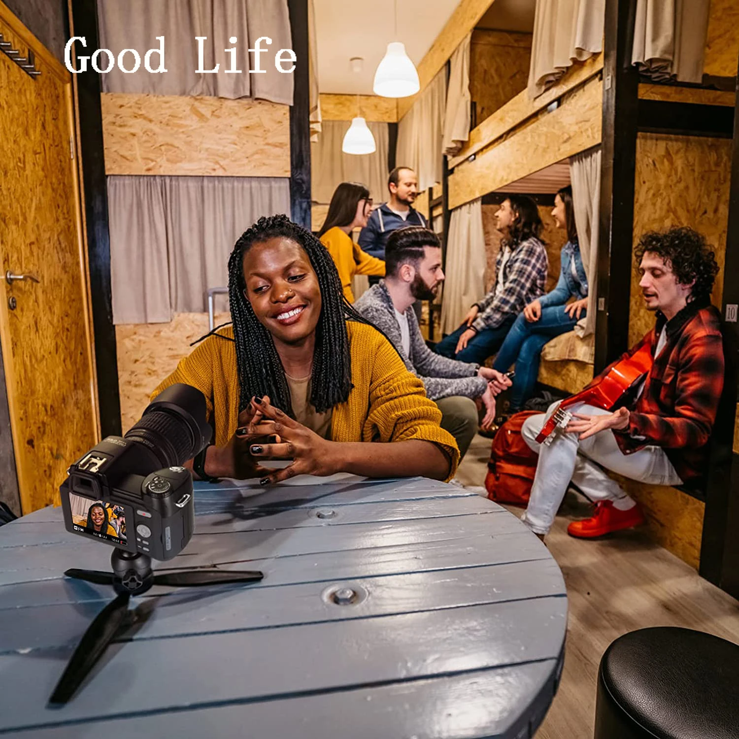 Цифровая камера ELRVIKE 2023 HD POLO D7200, 33 миллиона пикселей, автофокус, профессиональная цифровая зеркальная видеокамера 24X, оптический зум, три объ...