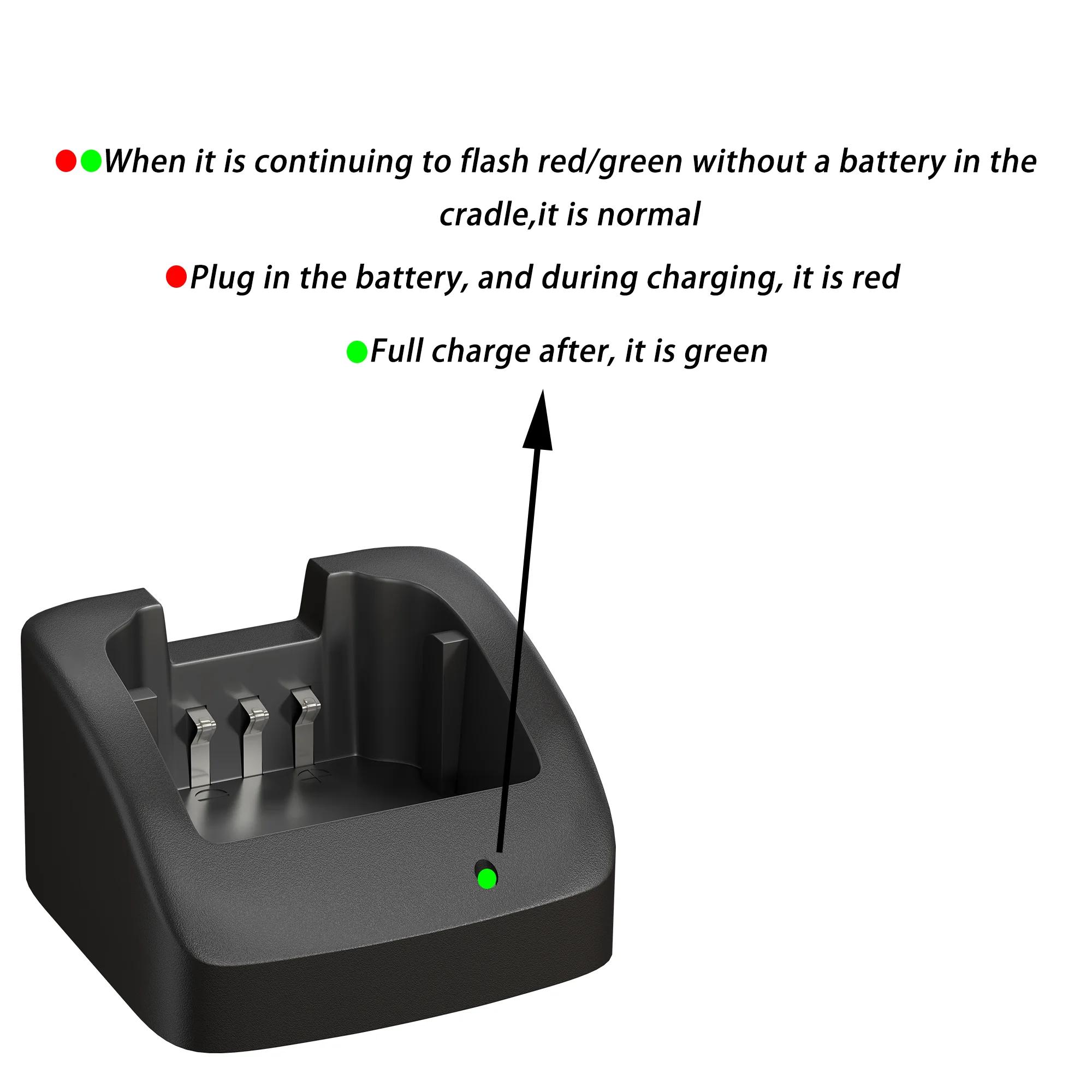 BC-160 Charger BP-232 Desktop Rapid Battery Charger 110V Compatible With Icom BP-232N BP-232H IC-A14 IC-F14 IC-F24 Walkie Talkie