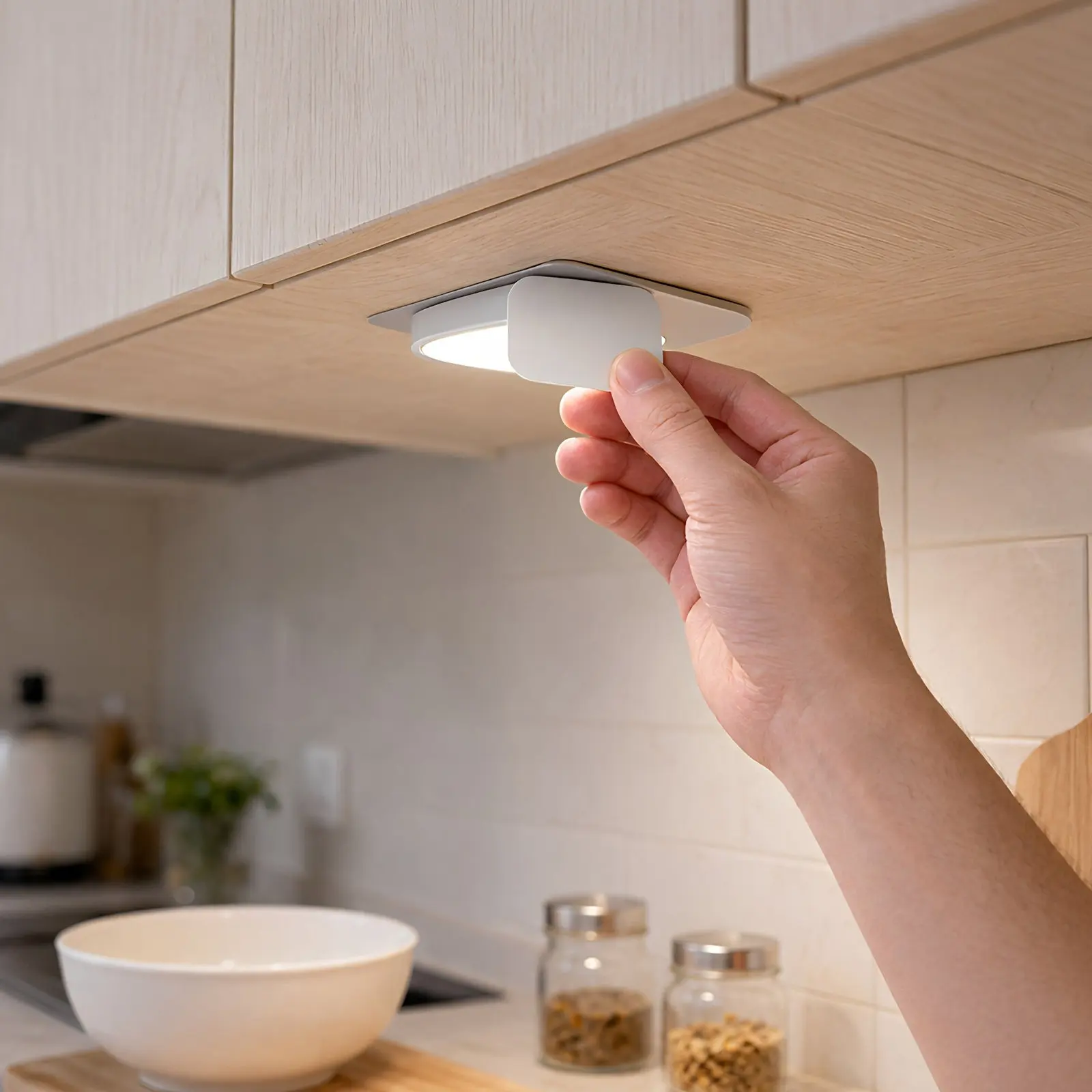 30Pcs Magnetic Mounting Plate Transparent Adhesive Self Stick Metal Plate for Cabinet Lights Kitchen Wardrobe Closet LED Under