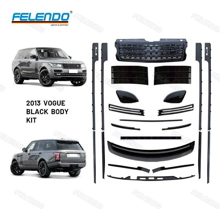 

High quality Car Body Kit For Range Rover Vogue L405 2013-2017 STD Black Version Car Facelift Trimming Kit custom