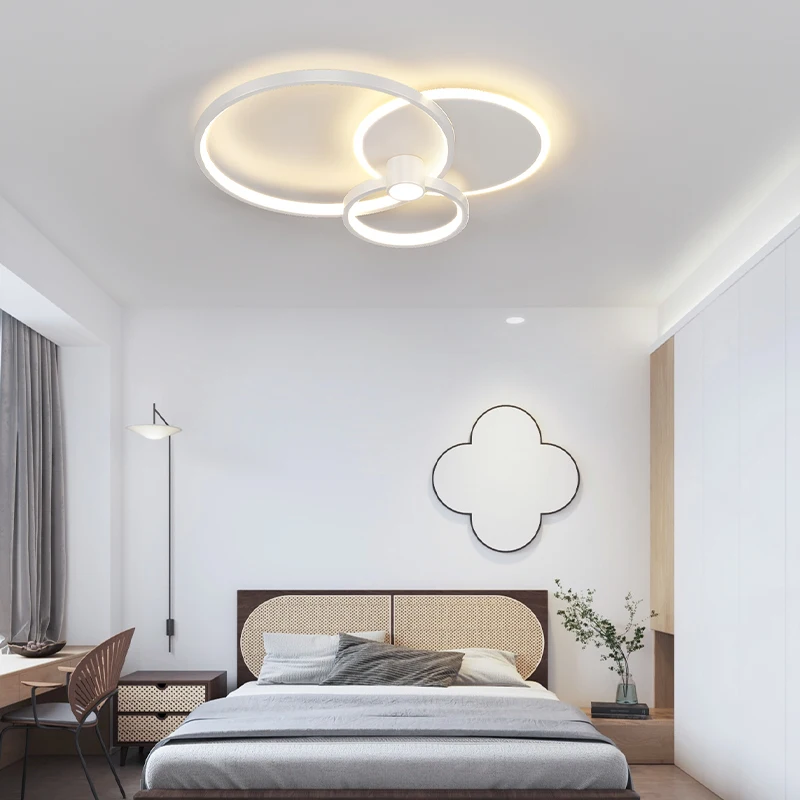 Candelabro Led moderno para sala de estar, luces colgantes para dormitorio con función de Control remoto, iluminación interior para el hogar, lámpara de araña para Decoración