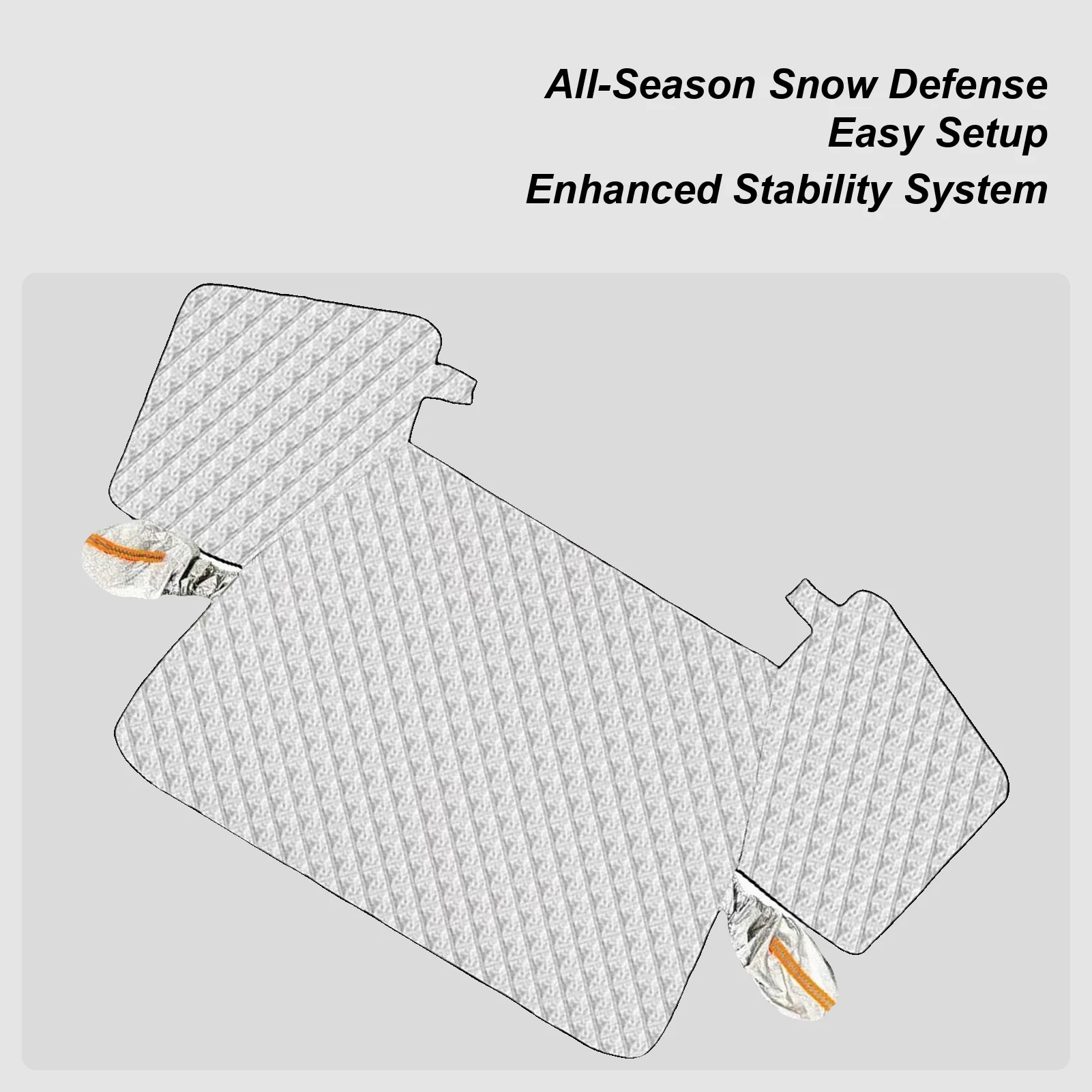 

Снежный чехол на лобовое стекло для автомобиля, магнитная защита капота, переднее лобовое стекло, противоснежный блок для зимы, снежные дни, замораживающий дождь, внедорожников
