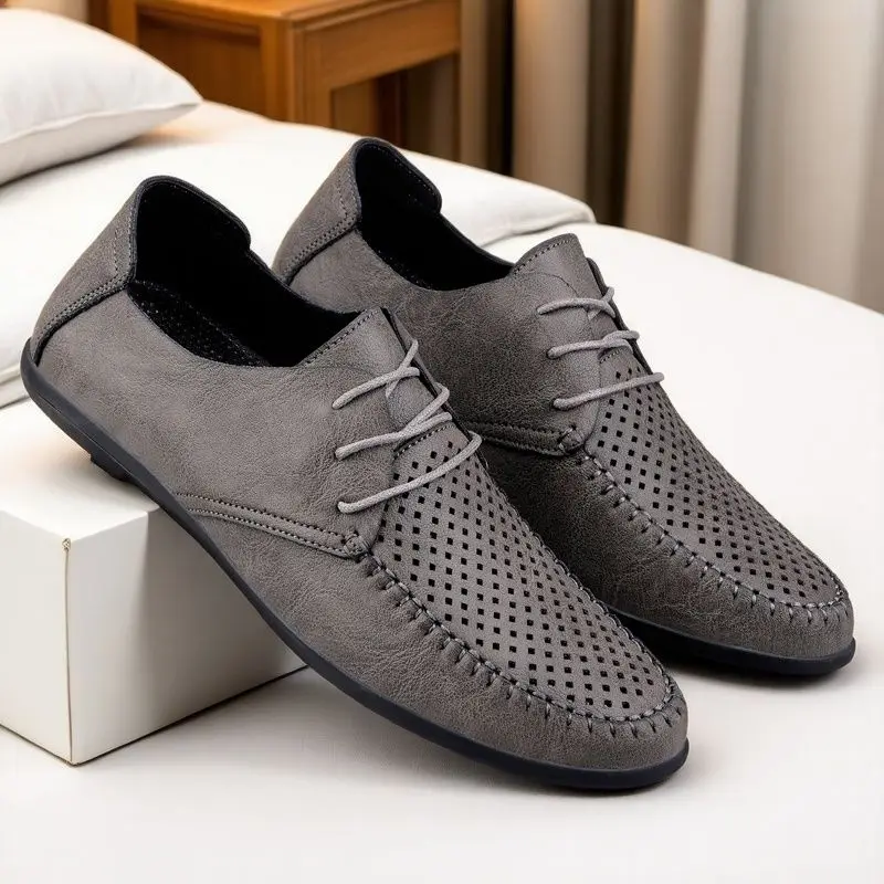 

Простая атмосфера, нескользящие и износостойкие, качественные, повседневные, легкие и дышащие лоферы для отдыха.