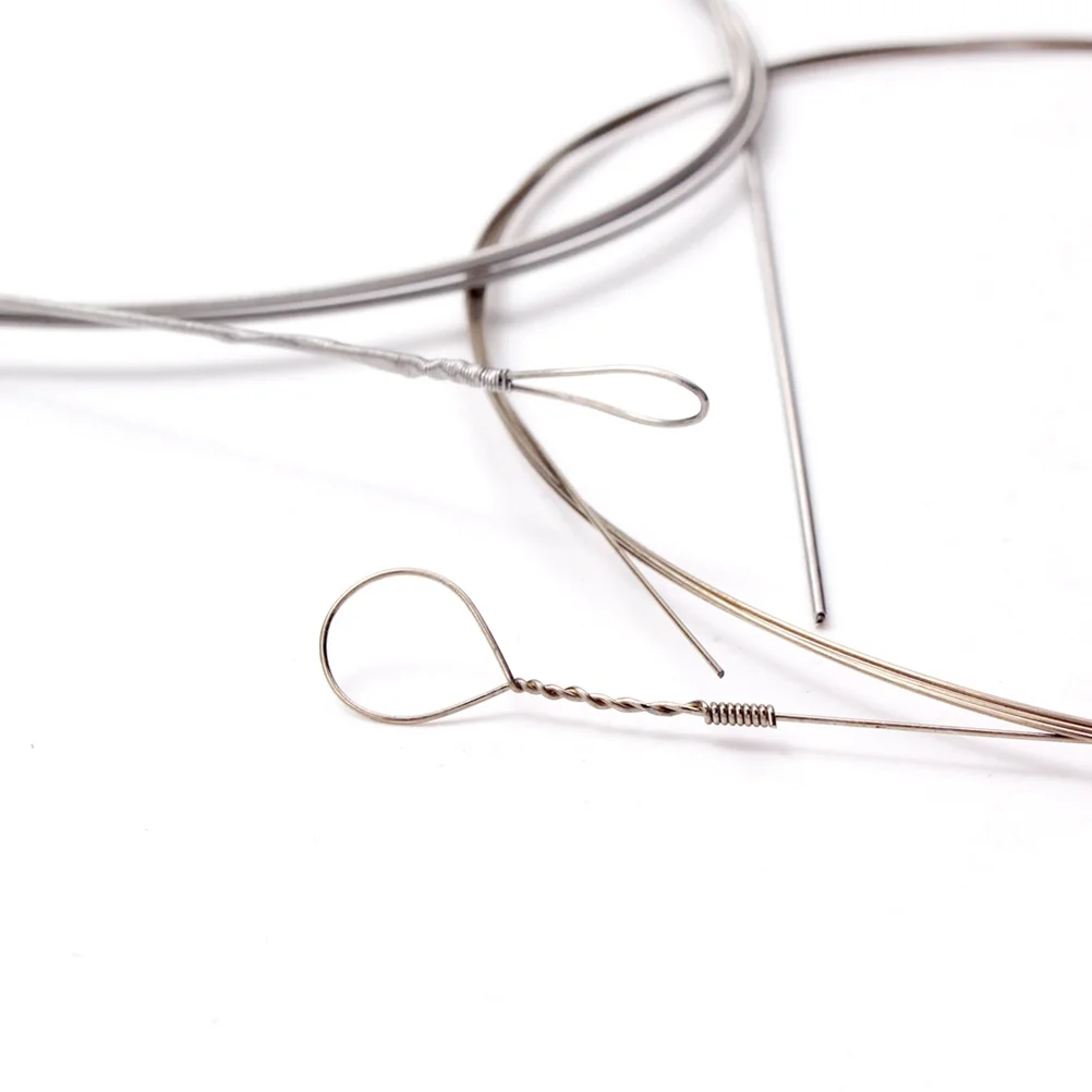 

4Pcs High-Quality Steel Coated Copper Alloy Banjo Strings 0.23mm-0.76mm for 4 String Banjo Replacement Long Lifespan Stable